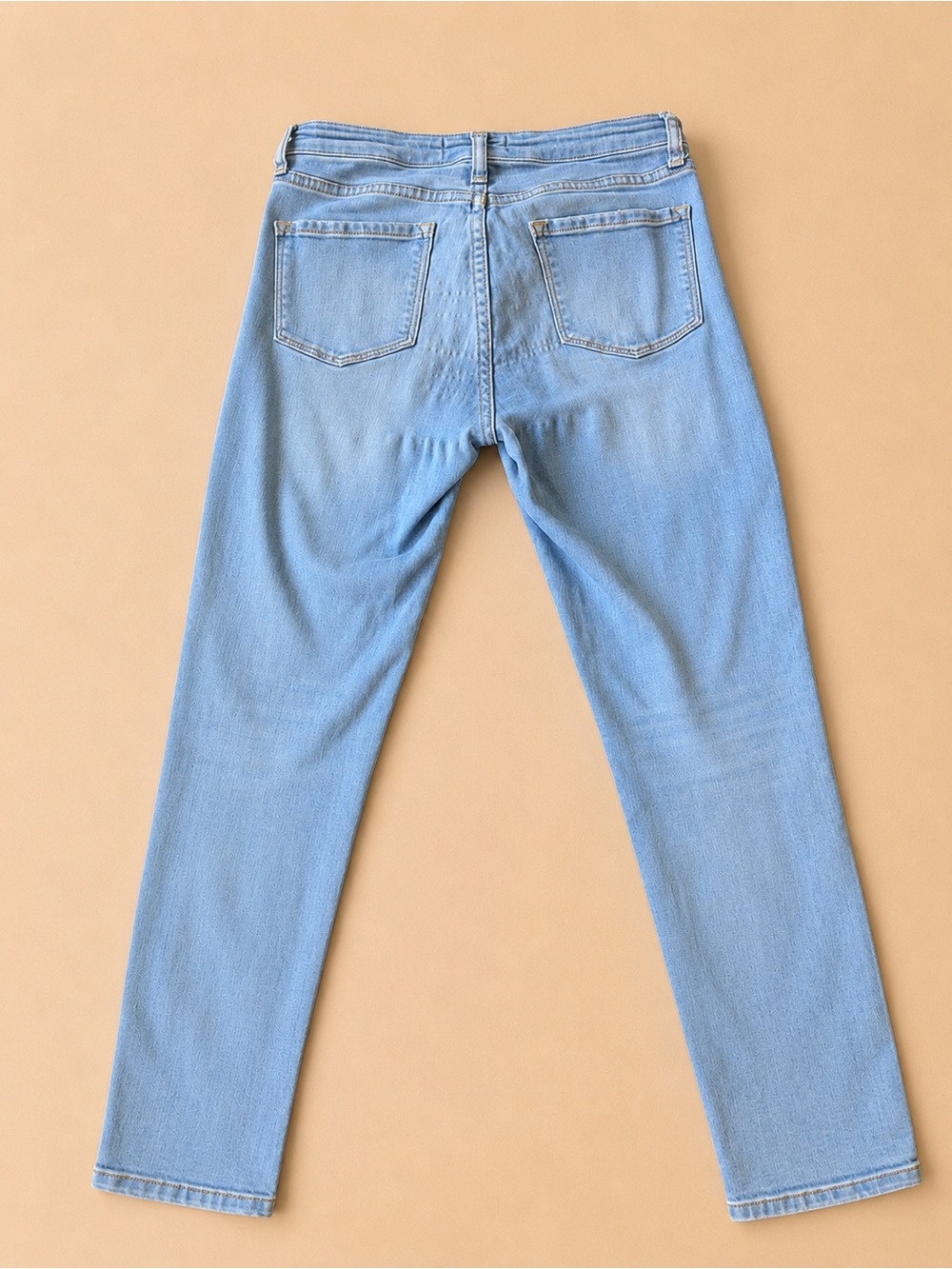 VERVET Los Angeles Light Wash Skinny Jeans Distressed Stretch Jeans - Picture 3 of 6